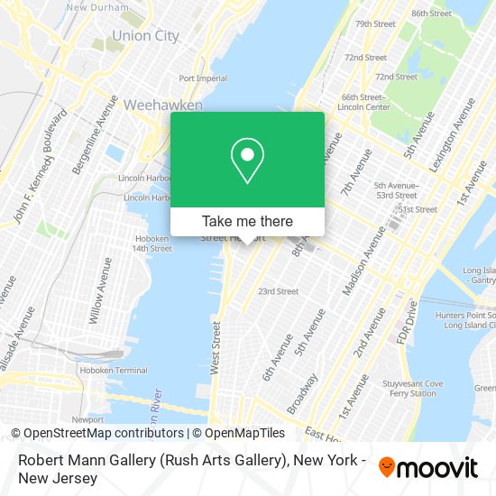 Robert Mann Gallery (Rush Arts Gallery) map