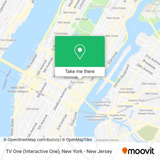 TV One (Interactive One) map