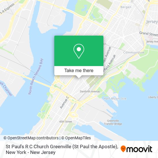 St Paul's R C Church Greenville (St Paul the Apostle) map