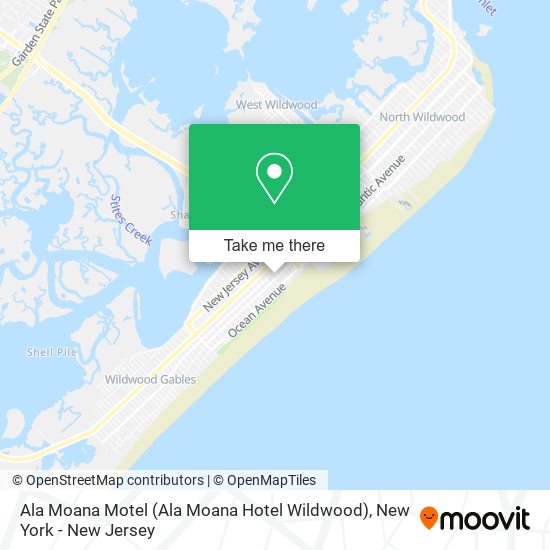 Ala Moana Motel (Ala Moana Hotel Wildwood) map