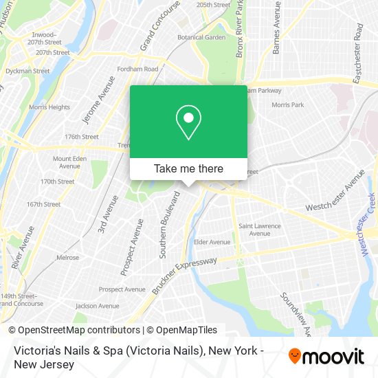 Mapa de Victoria's Nails & Spa (Victoria Nails)