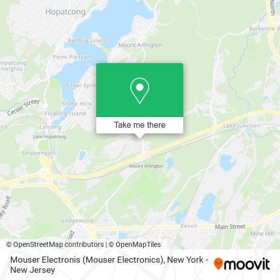 Mouser Electronis (Mouser Electronics) map