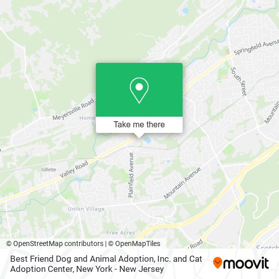 Mapa de Best Friend Dog and Animal Adoption, Inc. and Cat Adoption Center