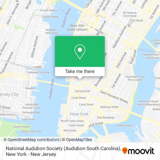 National Audubon Society (Audubon South Carolina) map