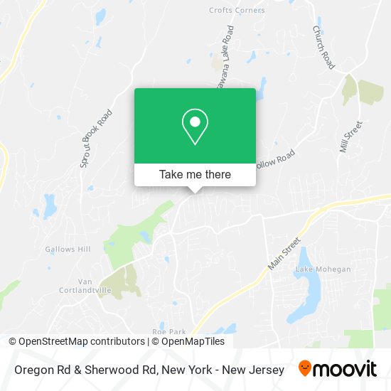 Mapa de Oregon Rd & Sherwood Rd