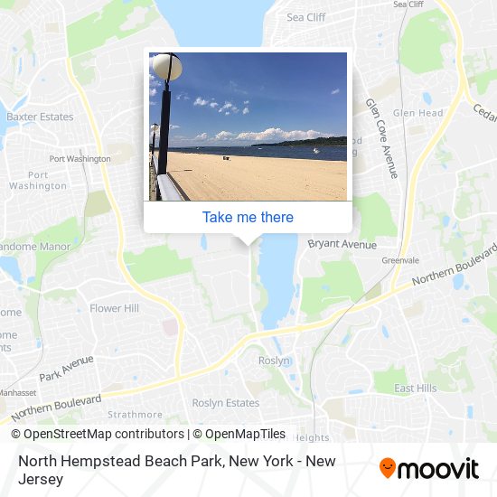 North Hempstead Beach Park map