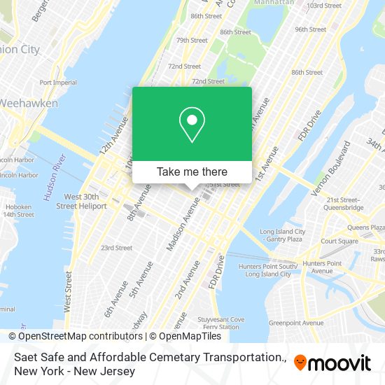 Mapa de Saet Safe and Affordable Cemetary Transportation.