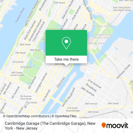 Mapa de Cambridge Garage (The Cambridge Garage)