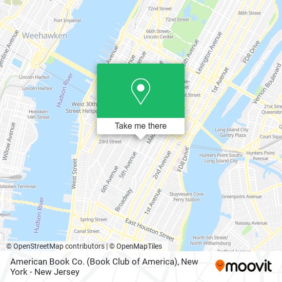 American Book Co. (Book Club of America) map