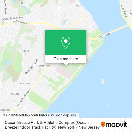 Mapa de Ocean Breeze Park & Athletic Complex (Ocean Breeze Indoor Track Facility)