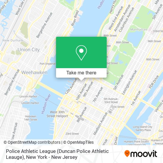 Mapa de Police Athletic League (Duncan Police Athletic Leauge)