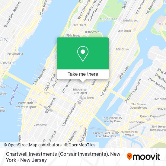 Mapa de Chartwell Investments (Corsair Investments)