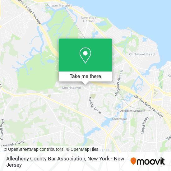 Mapa de Allegheny County Bar Association