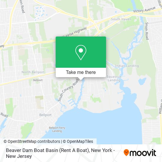 Mapa de Beaver Dam Boat Basin (Rent A Boat)
