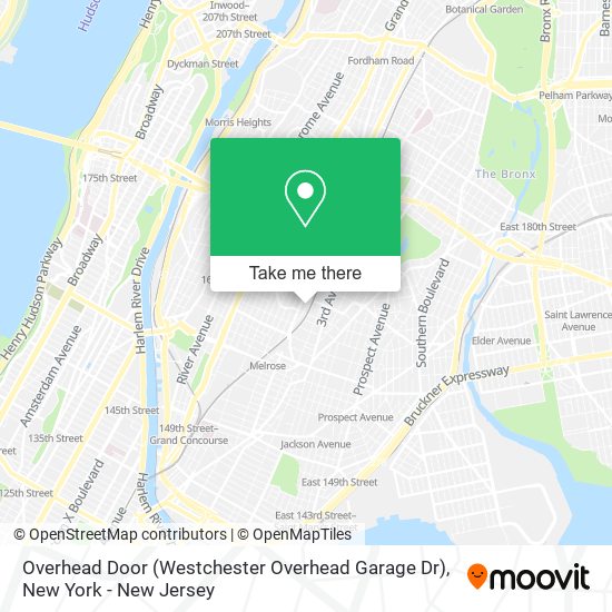 Overhead Door (Westchester Overhead Garage Dr) map