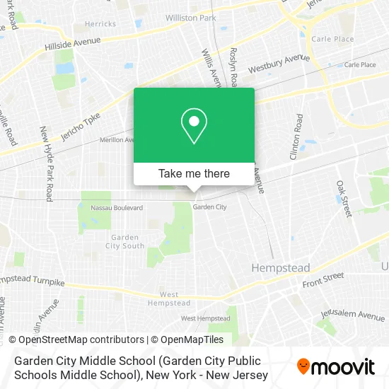 Garden City Middle School (Garden City Public Schools Middle School) map