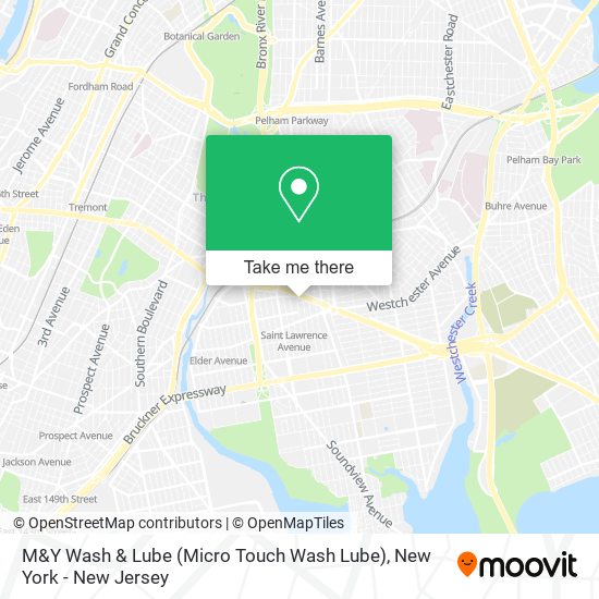 Mapa de M&Y Wash & Lube (Micro Touch Wash Lube)