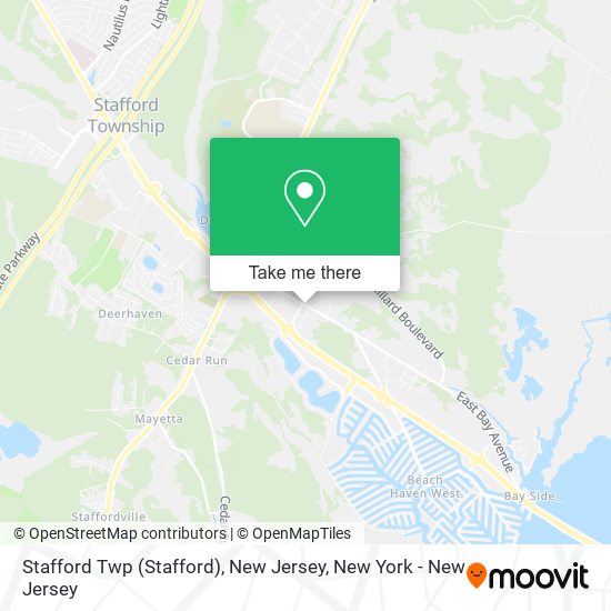 Mapa de Stafford Twp (Stafford), New Jersey