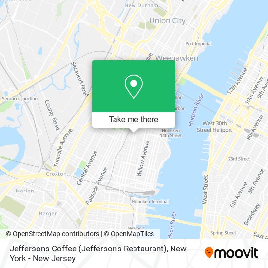 Mapa de Jeffersons Coffee (Jefferson's Restaurant)