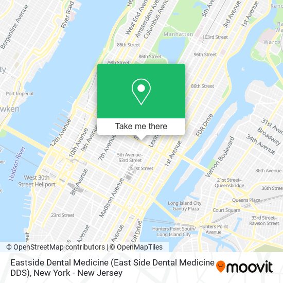 Mapa de Eastside Dental Medicine (East Side Dental Medicine DDS)