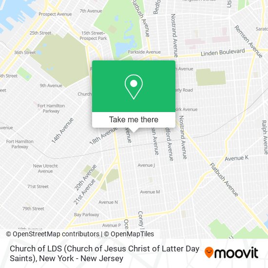 Mapa de Church of LDS (Church of Jesus Christ of Latter Day Saints)