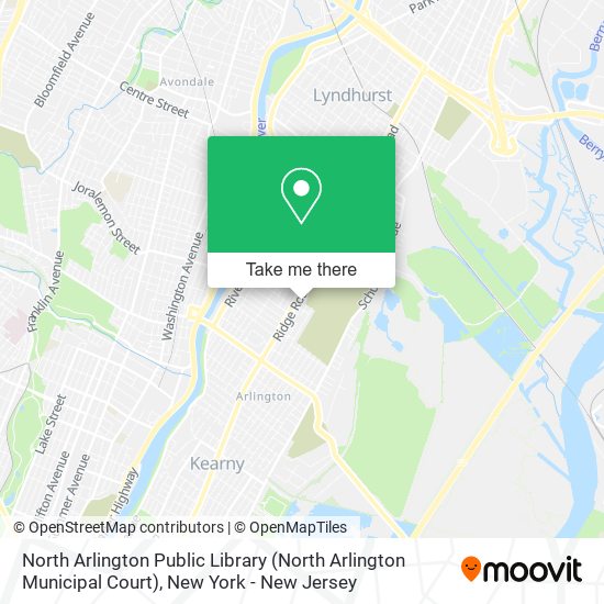 Mapa de North Arlington Public Library (North Arlington Municipal Court)