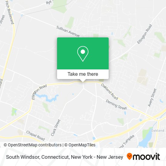 Mapa de South Windsor, Connecticut