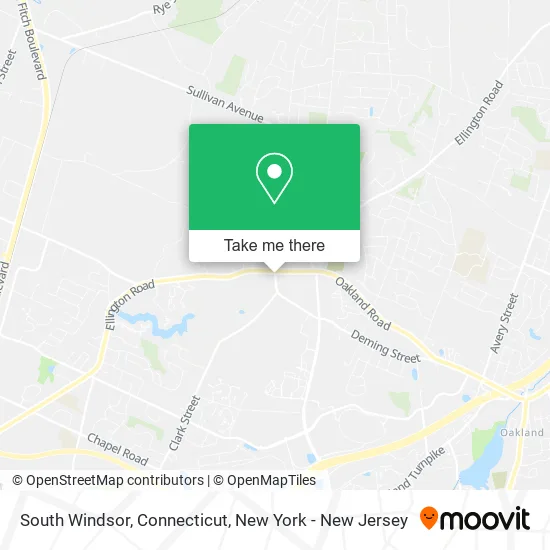 South Windsor, Connecticut map