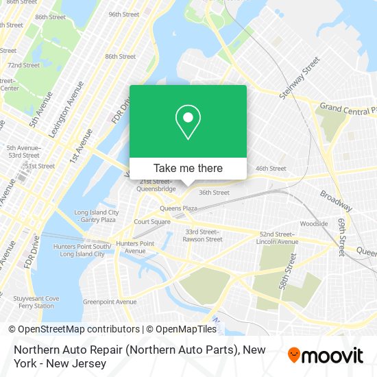 Northern Auto Repair (Northern Auto Parts) map