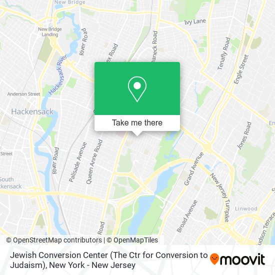 Jewish Conversion Center (The Ctr for Conversion to Judaism) map