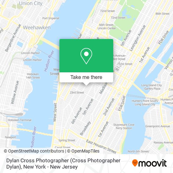 Mapa de Dylan Cross Photographer