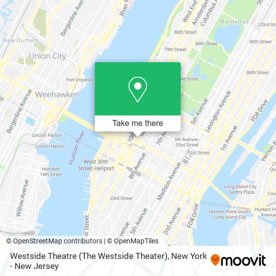 Westside Theatre (The Westside Theater) map