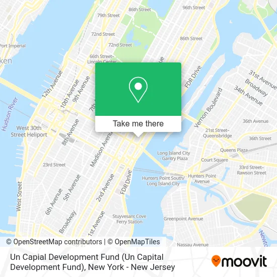 Un Capial Development Fund map