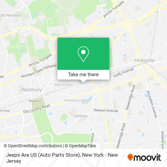Jeeps Are US (Auto Parts Store) map