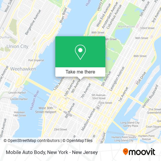 Mapa de Mobile Auto Body