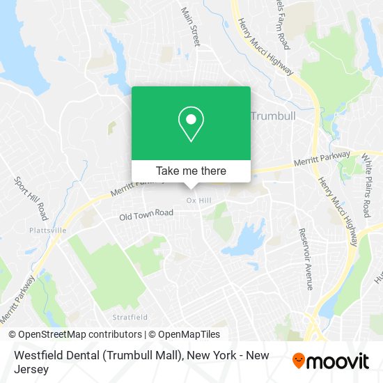 Westfield Dental (Trumbull Mall) map