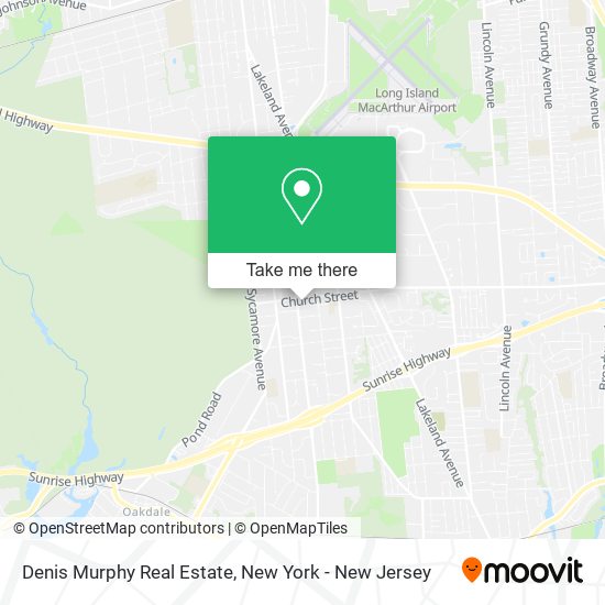 Denis Murphy Real Estate map