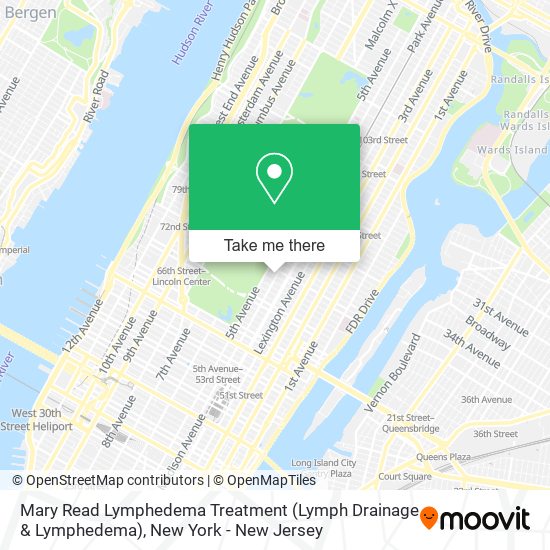 Mapa de Mary Read Lymphedema Treatment (Lymph Drainage & Lymphedema)