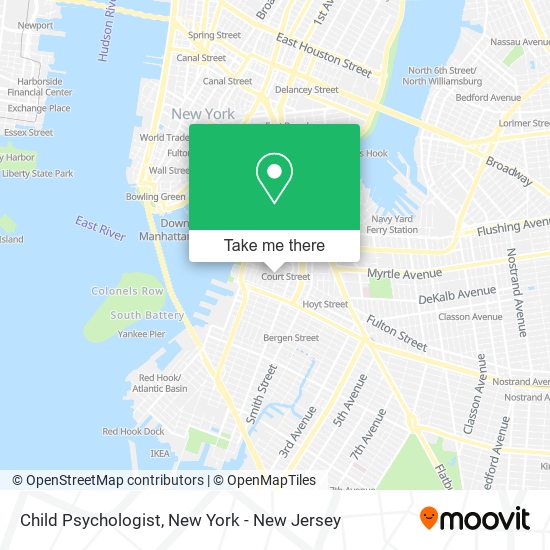 Child Psychologist map