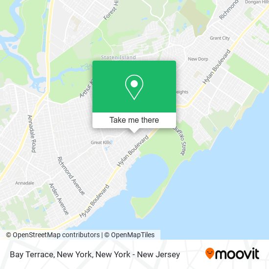 Bay Terrace, New York map