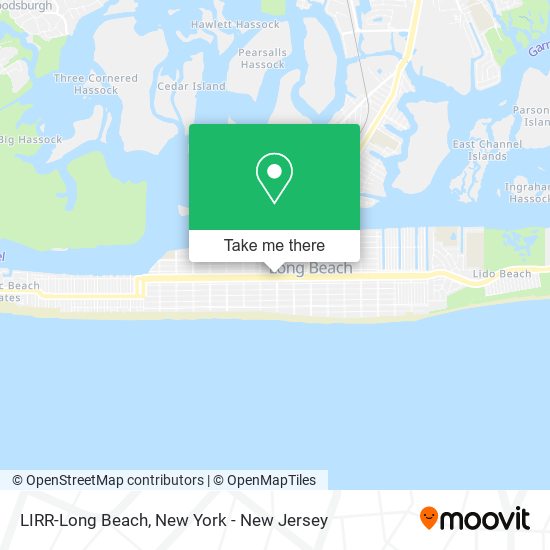 Mapa de LIRR-Long Beach