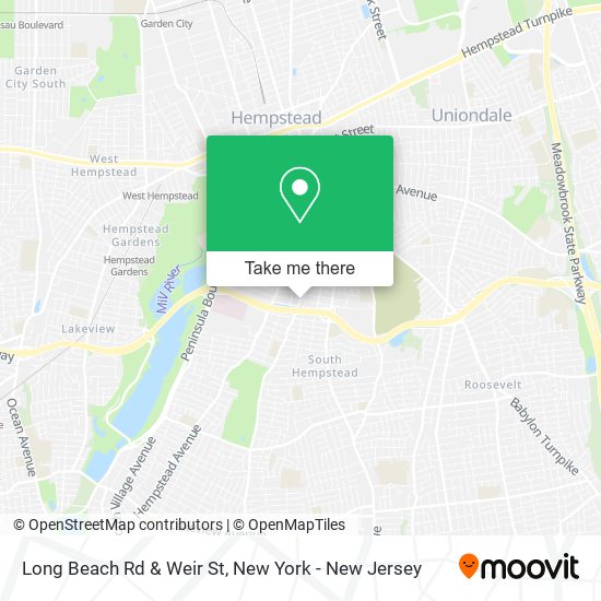 Long Beach Rd & Weir St map