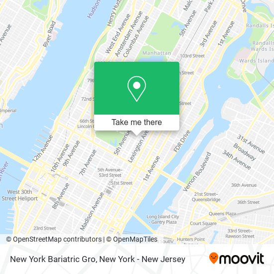 New York Bariatric Gro map