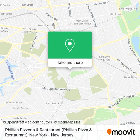 Phillies Pizzeria & Restaurant (Phillies Pizza & Restaurant) map
