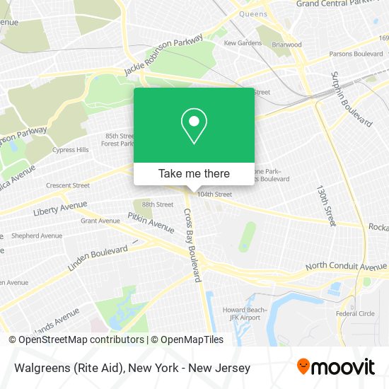 Walgreens (Rite Aid) map