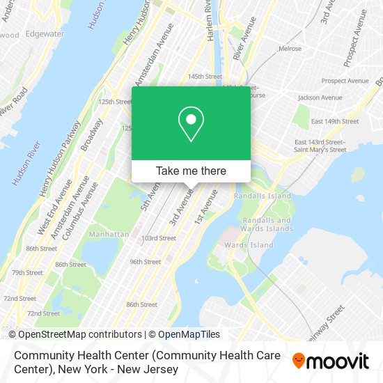 Community Health Center map