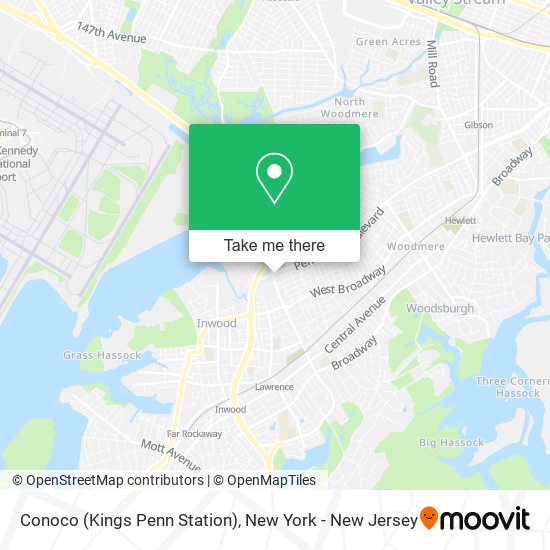 Conoco (Kings Penn Station) map