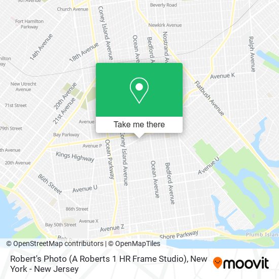 Mapa de Robert's Photo (A Roberts 1 HR Frame Studio)