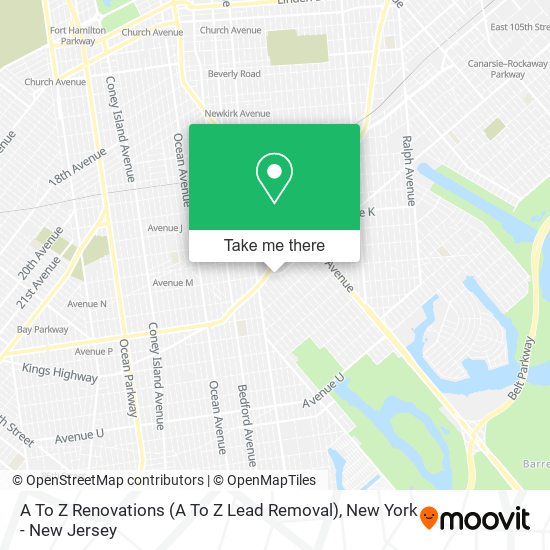 A To Z Renovations (A To Z Lead Removal) map