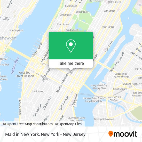 Maid in New York map